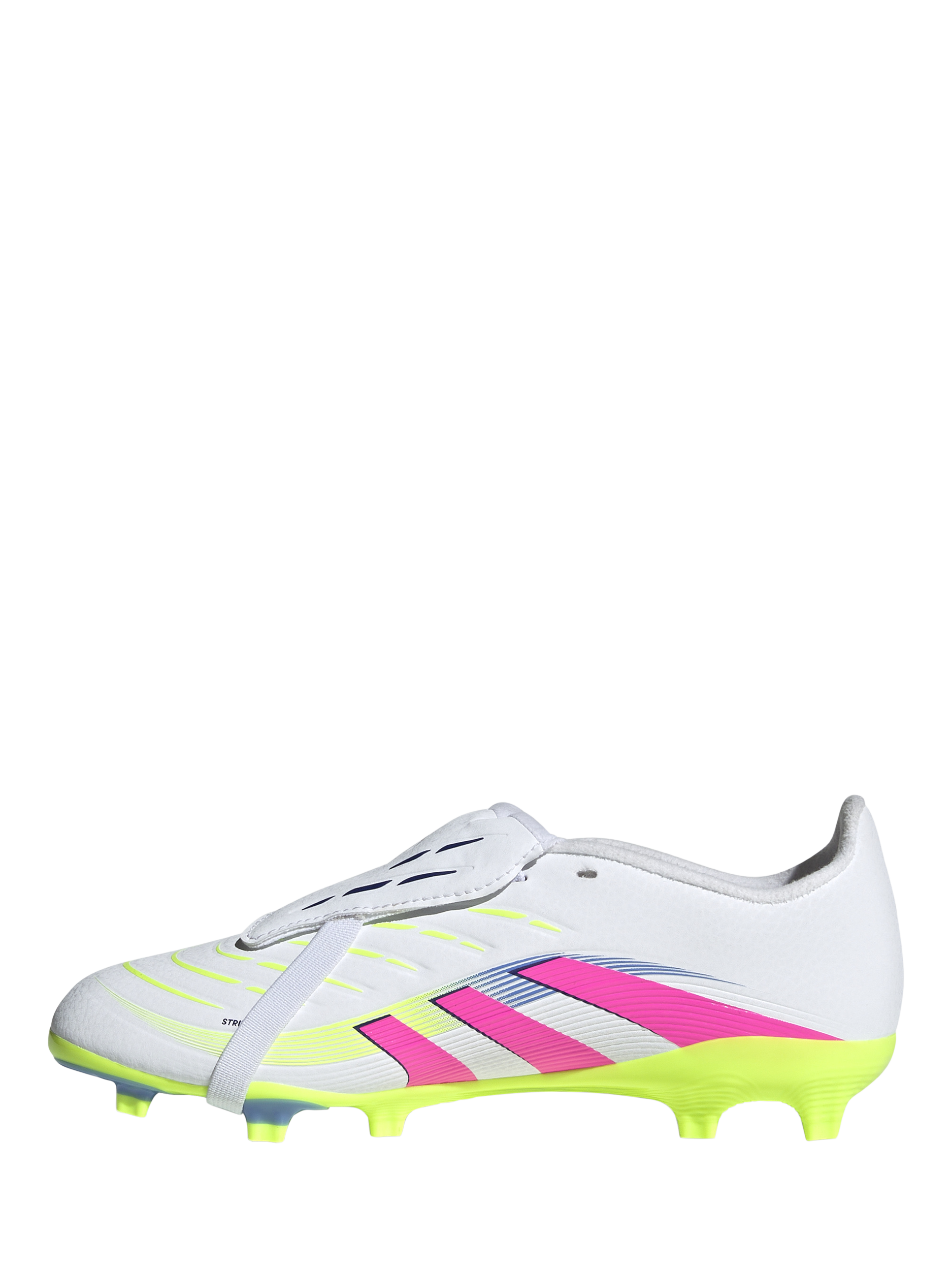 Product image 5 of 5, which shows adidas Kids' Predator League Football Boots, White/Pink, 10 Jnr