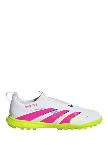 adidas Kids' Predator League Football Boots, White/Pink, White/Pink