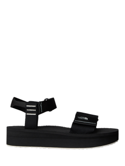 The North Face Women's Skeena Platform Sandals, Black/White Dune, Black/White Dune