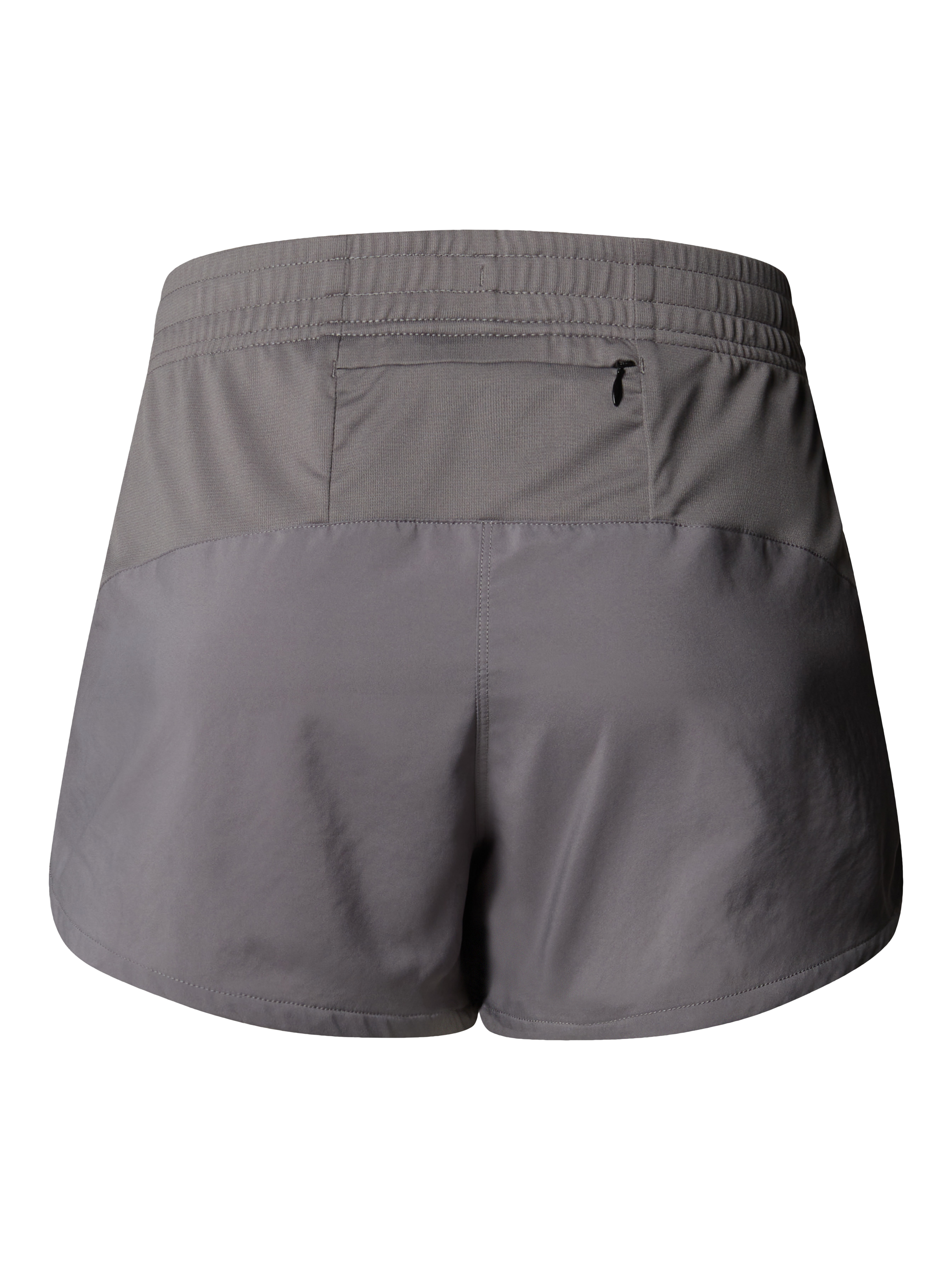 Product image 4 of 5, which shows The North Face Women's Flex 3" Woven Shorts, Smoked Pearl, S