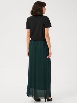 KAFFE Liva Chiffon Maxi Skirt, Garden Topiary - view 2, Garden Topiary