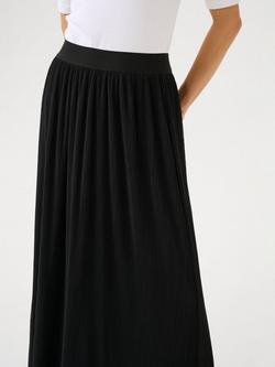 KAFFE Liva Chiffon Maxi Skirt, Black - view 2, Black