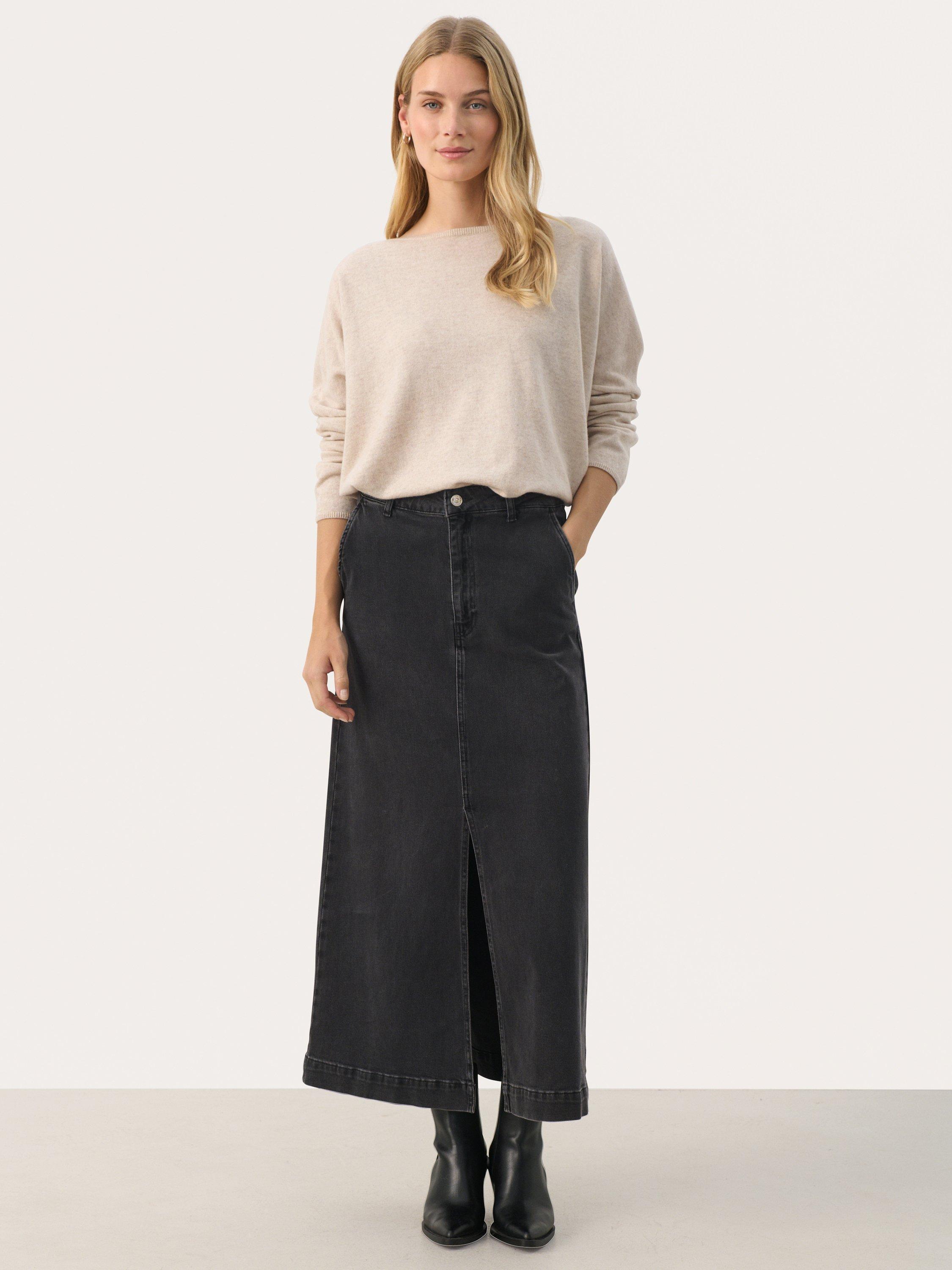 Product image 4 of 6, which shows Part Two Tila Loose Fit Jumper, Beige, S