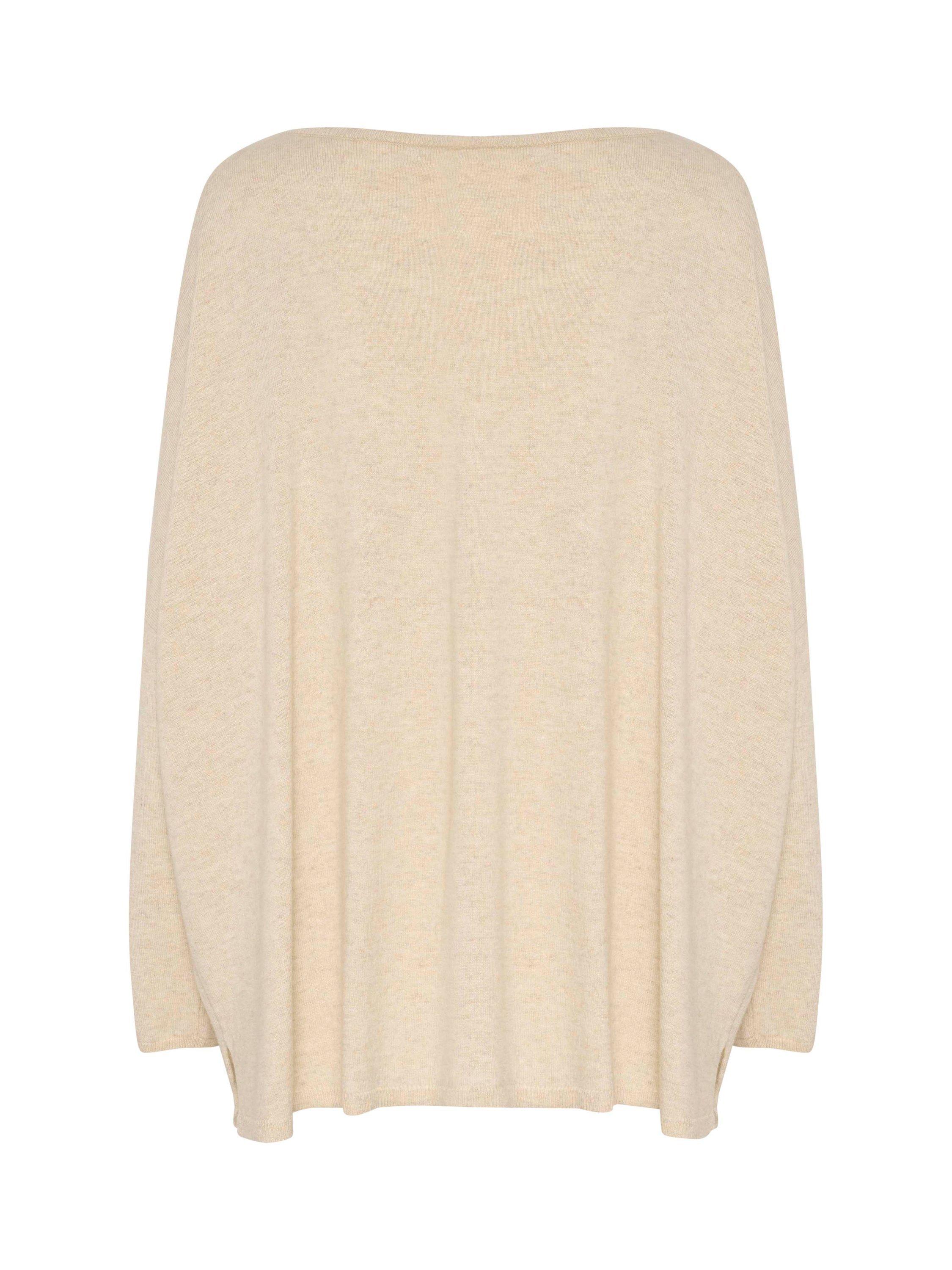 Product image 6 of 6, which shows Part Two Tila Loose Fit Jumper, Beige, S