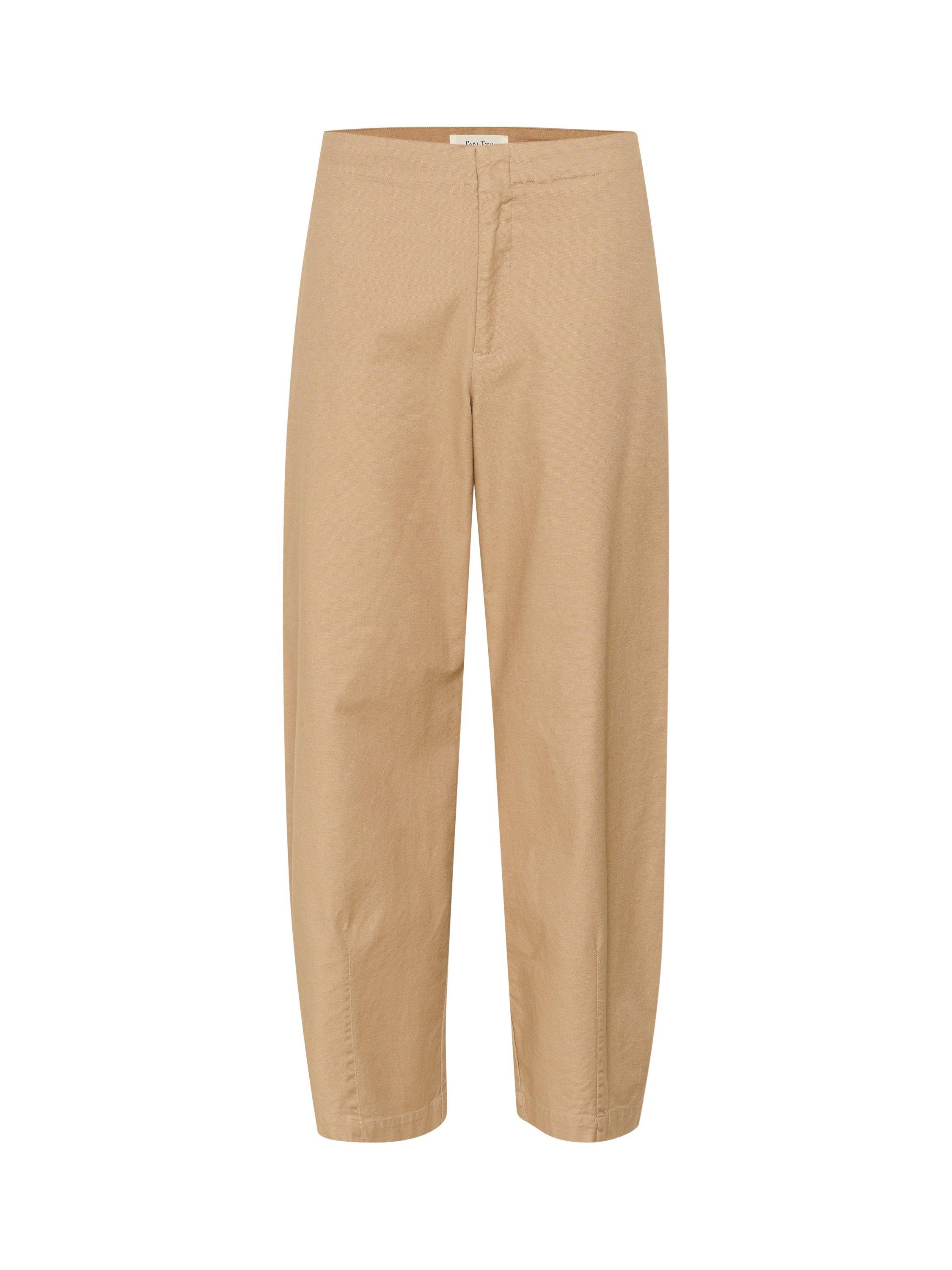 Product image 5 of 6, which shows Part Two Lauryn Wide Leg Trousers, Beige, 8