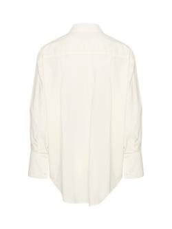 Soaked In Luxury Calico Cotton Shirt, Broken White - view 2, Broken White