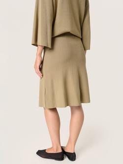 Soaked In Luxury Indianna Knit Skirt - view 2, Covert Green