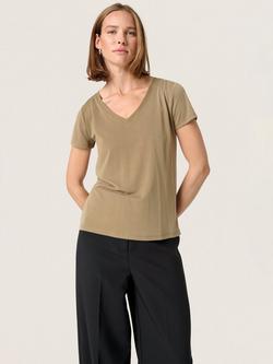 Soaked In Luxury Columbine T-Shirt, Covert Green