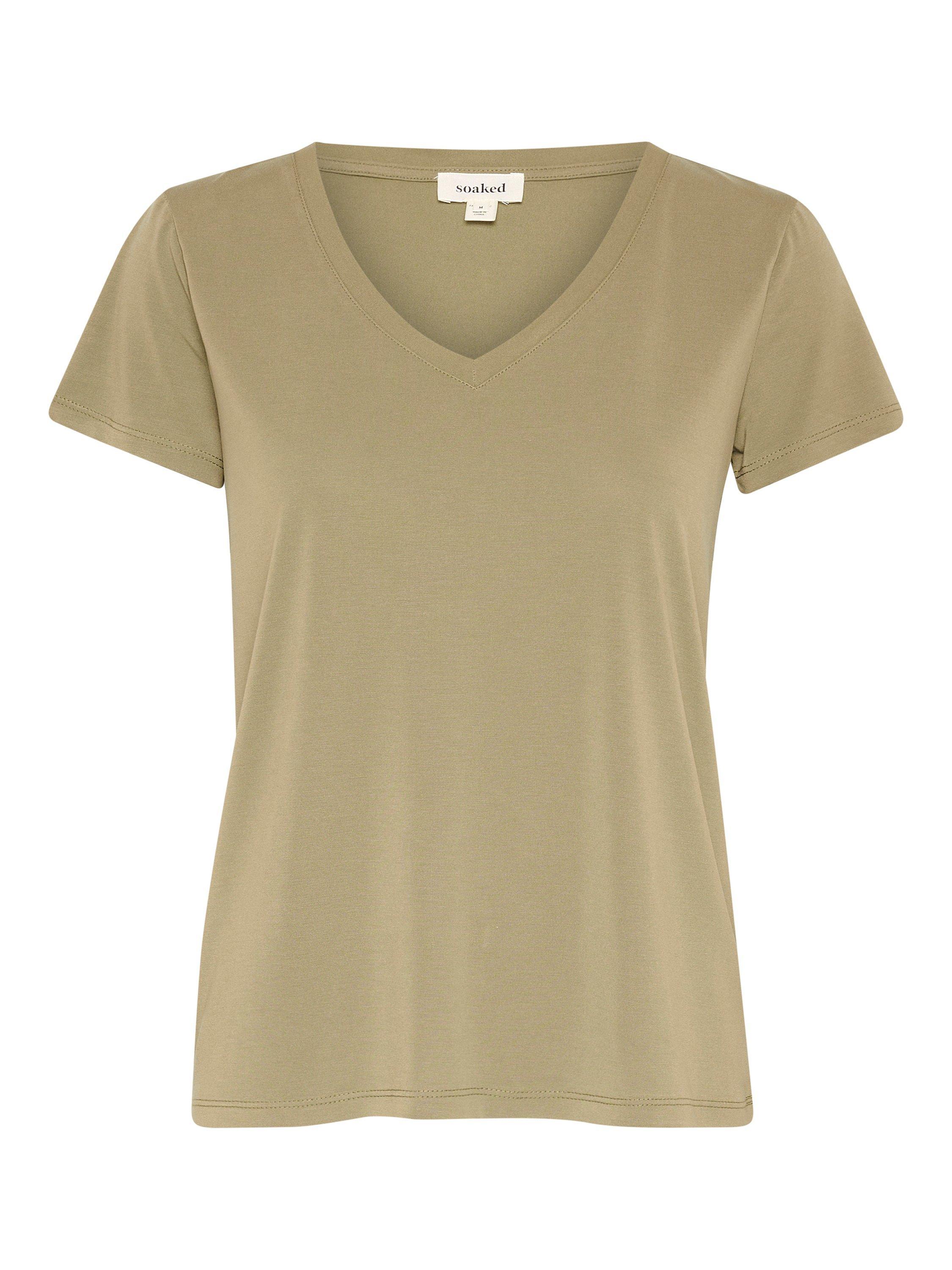 Product image 5 of 6, which shows Soaked In Luxury Columbine T-Shirt, Covert Green, XS