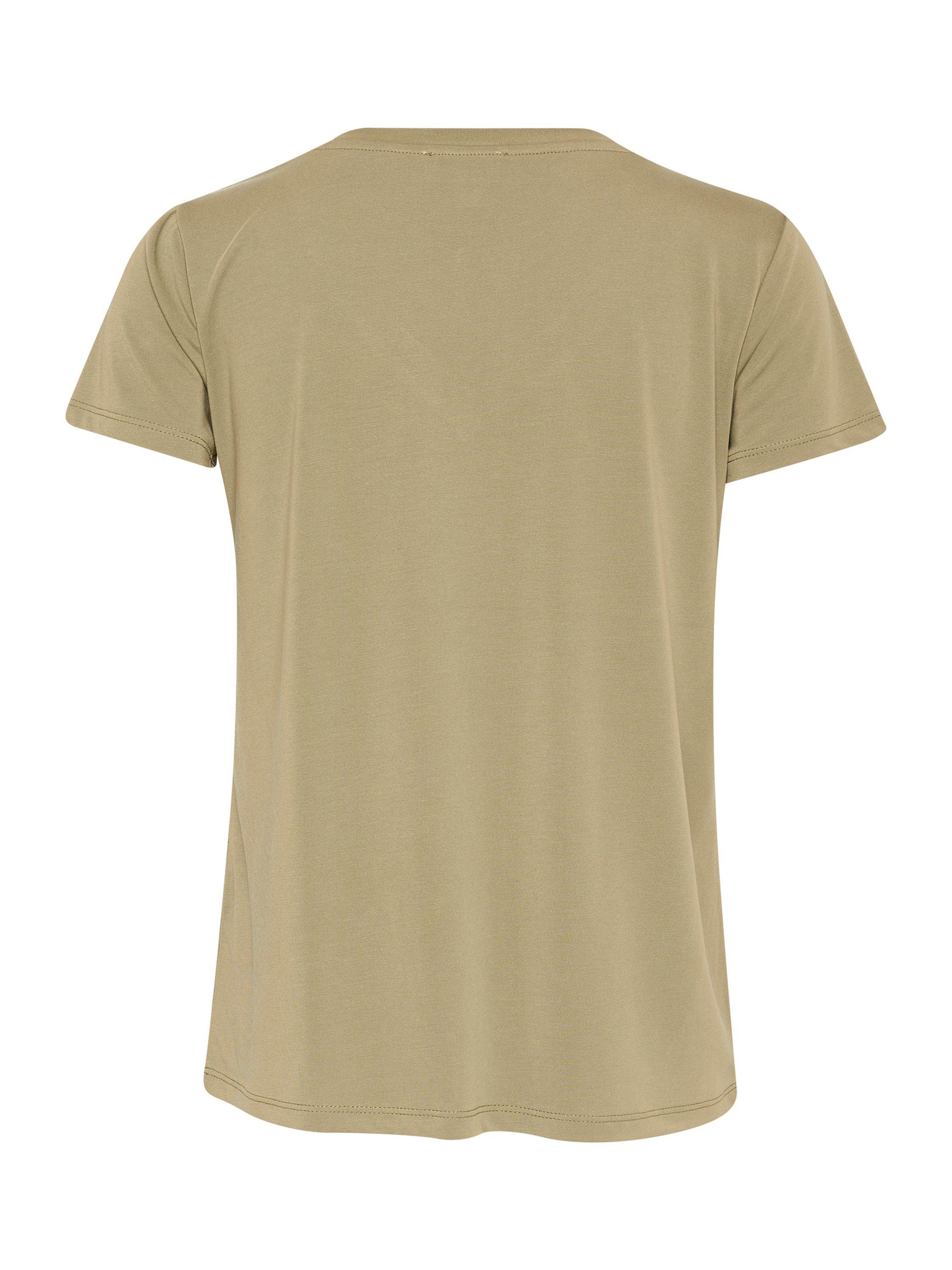 Product image 6 of 6, which shows Soaked In Luxury Columbine T-Shirt, Covert Green, XS