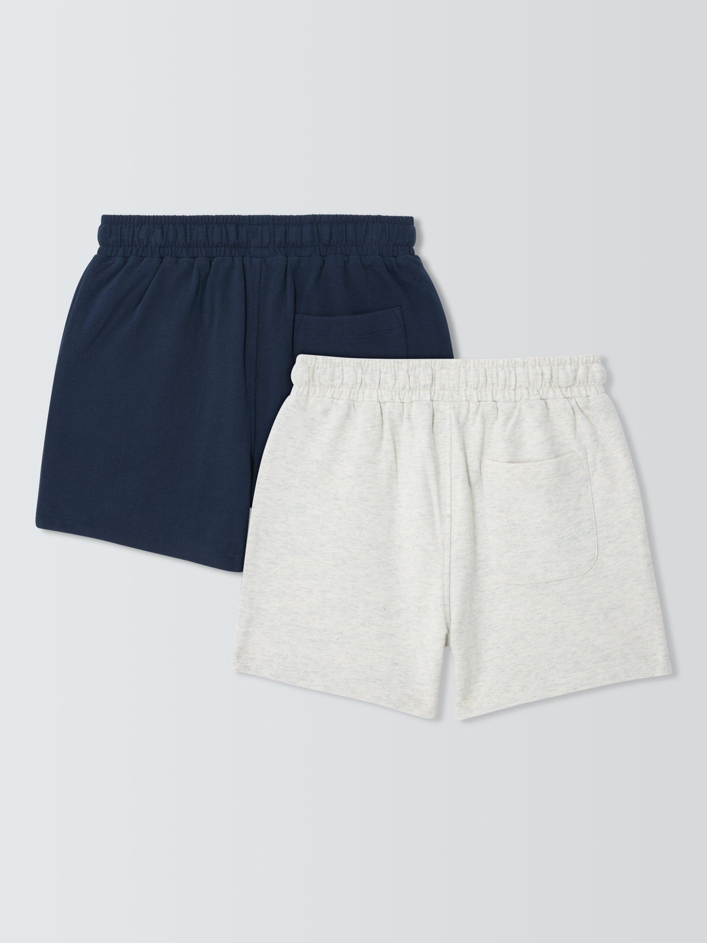 Product image 7 of 7, which shows John Lewis Kids' Sweat Shorts, Pack of 2, Multi, 2 years