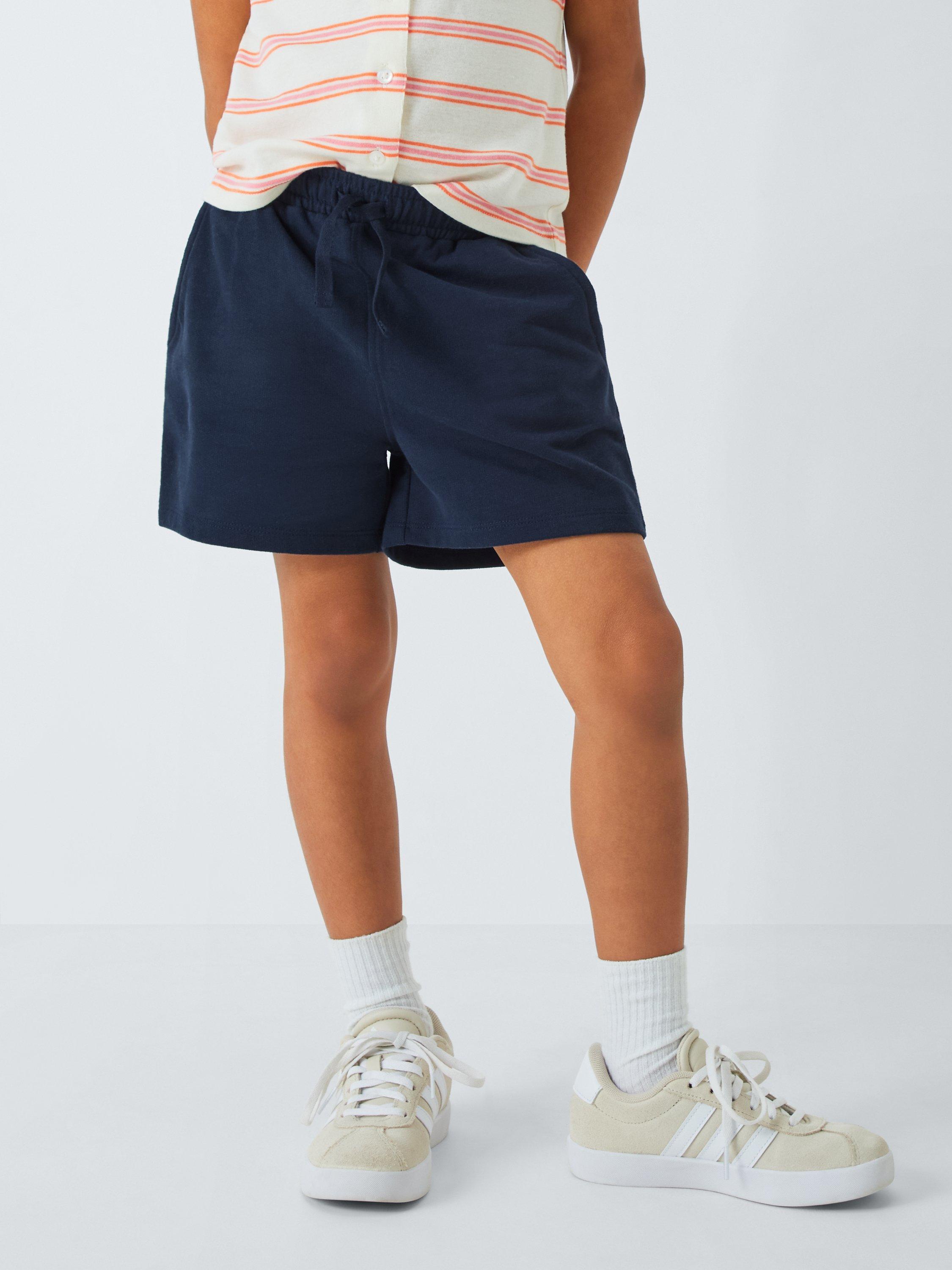 Product image 2 of 7, which shows John Lewis Kids' Sweat Shorts, Pack of 2, Multi, 2 years