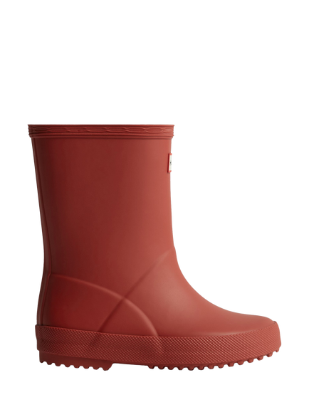 Hunter Kids' Original First Wellington Boots, Military Red