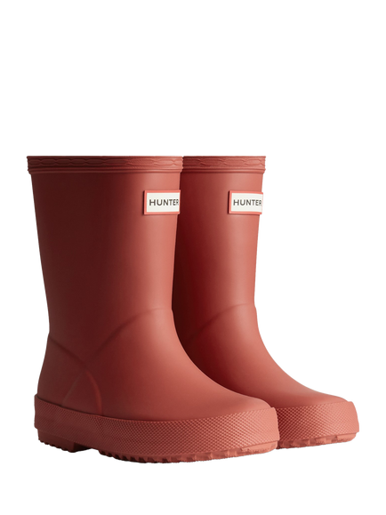 Hunter Kids' Original First Wellington Boots - view 2, Military Red