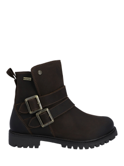 Hunter Ness Leather Waterproof Ankle Boots, Brown