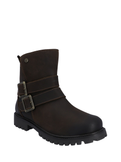 Hunter Ness Leather Waterproof Ankle Boots - view 2, Brown
