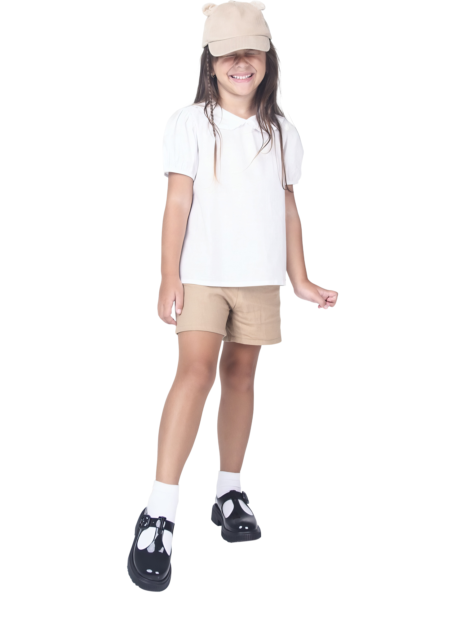 Product image 2 of 5, which shows Mini Melissa Kids' Jackie Jelly Shoes, Black, 10 Jnr