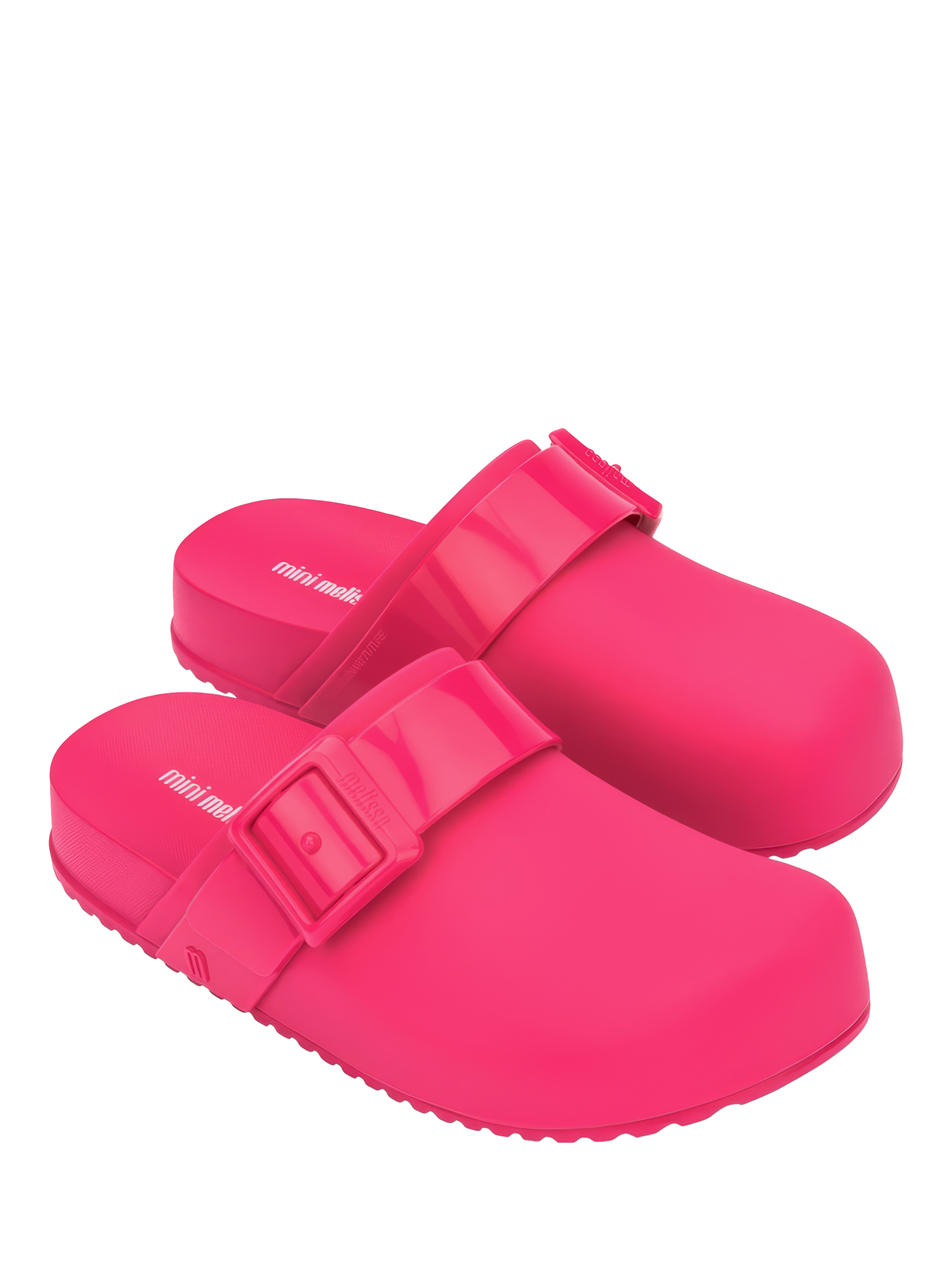 Product image 4 of 4, which shows Mini Melissa Kids' Cozy Jelly Clogs, Pink, 1 Jnr