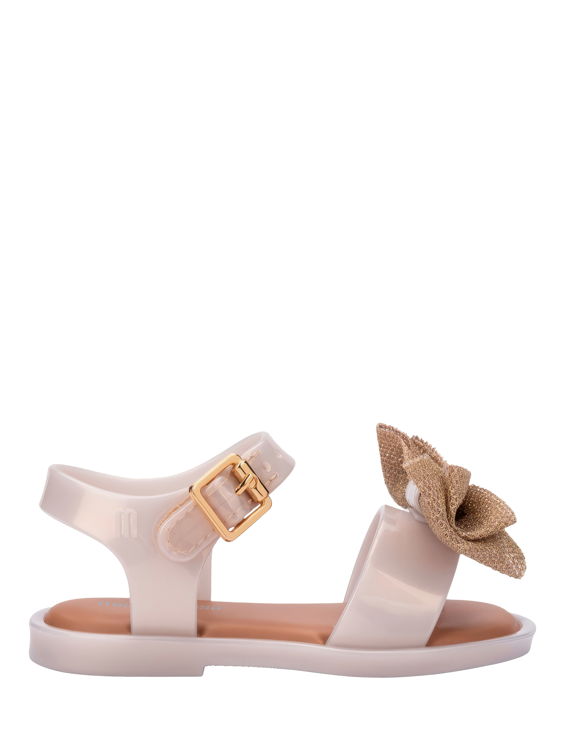 Mini Melissa Kids Mar Sweet Jelly Sandals Milky Beige Brown