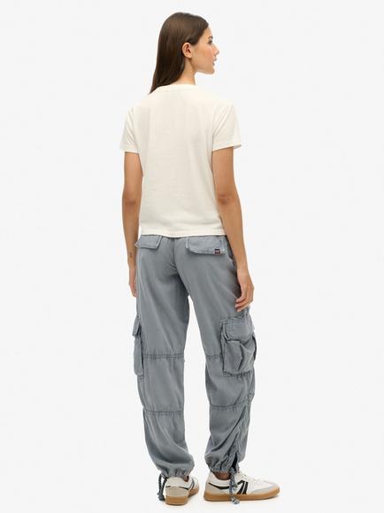 Superdry Lightweight Beach Cargo Trousers, Blue Mirage - view 2, Blue Mirage