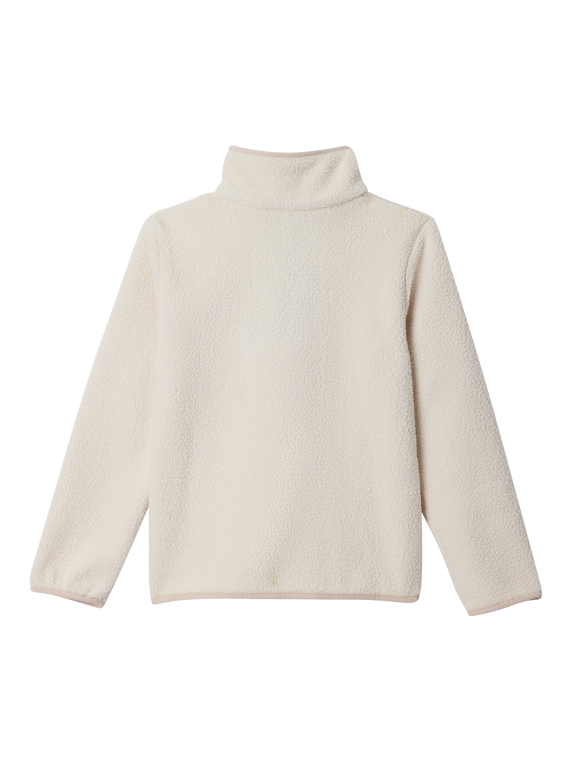 Product image 2 of 3, which shows Columbia Kids' Helvetia Sherpa Pile Fleece, Chalk, XS