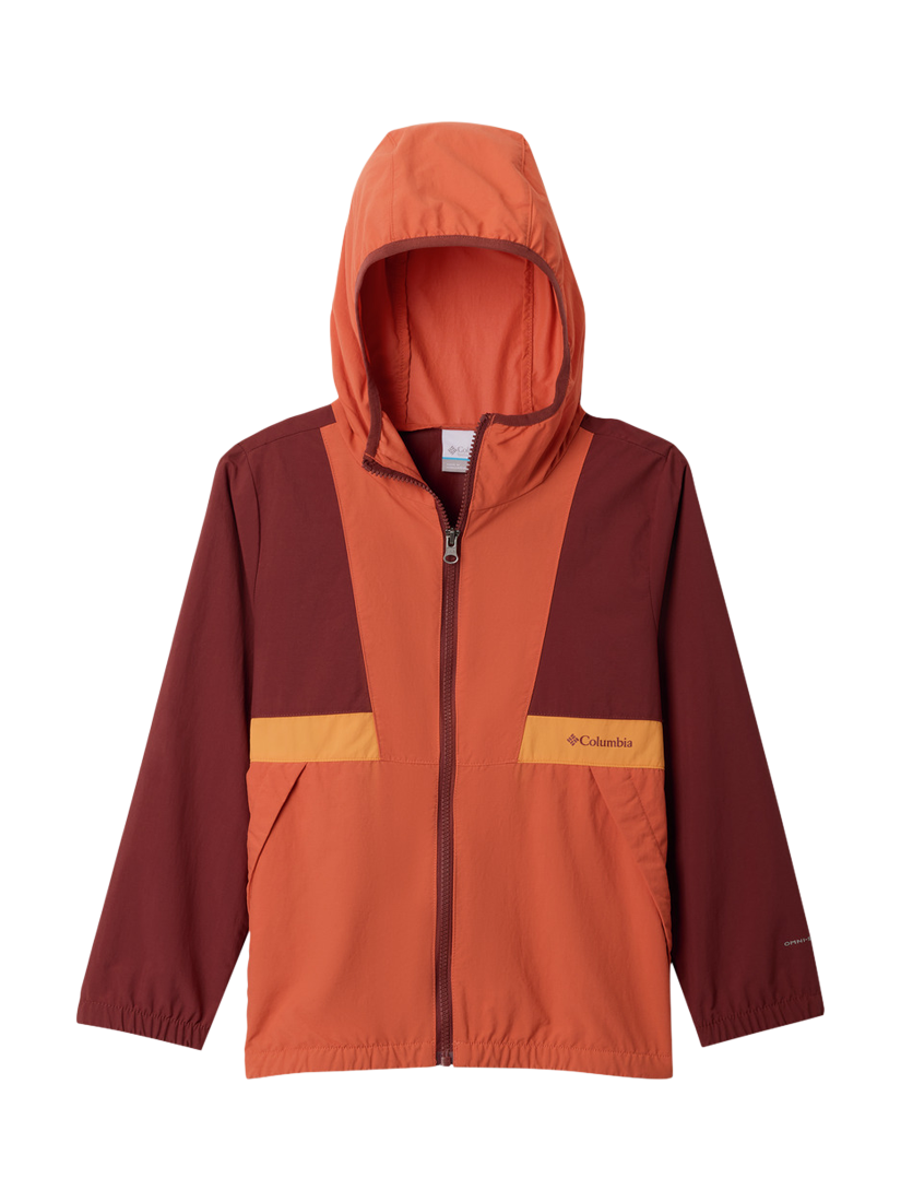 Product image 1 of 3, which shows Columbia Kids' Spire Valley Water Repellent Windbreaker Jacket, Tuscan, L