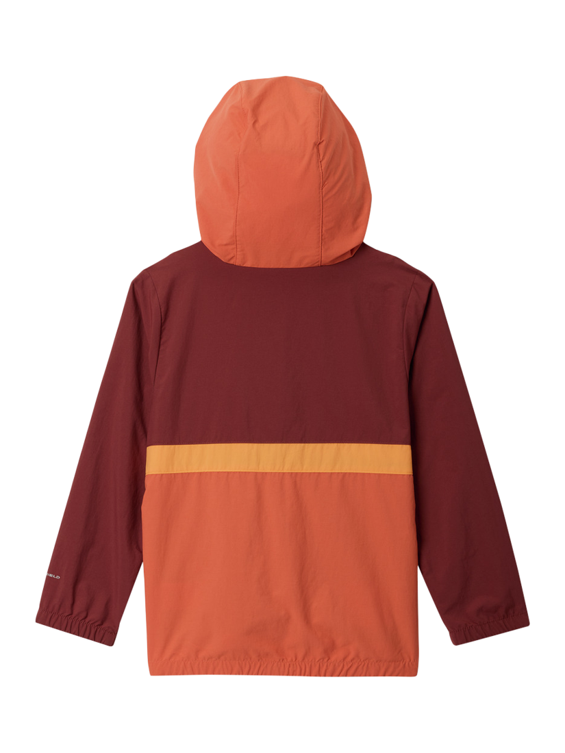 Product image 2 of 3, which shows Columbia Kids' Spire Valley Water Repellent Windbreaker Jacket, Tuscan, L