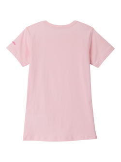 Columbia Kids' Mission Lake Cotton Short Sleeve T-Shirt, Satin Pink - view 2, Satin Pink