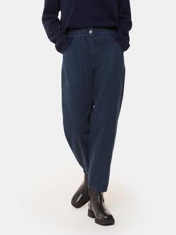 Whistles Petite Tessa Trousers, Navy, Navy