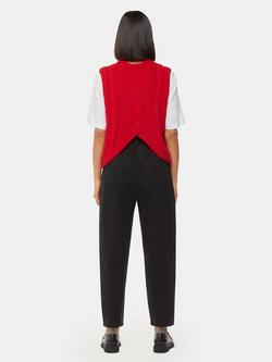 Whistles Petite Tessa Trousers, Black - view 2, Black