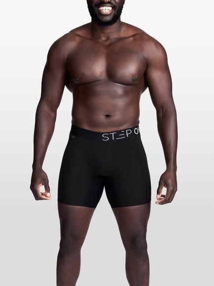 Step One Boxer Briefs, Pack of 3, Black - view 2, Black