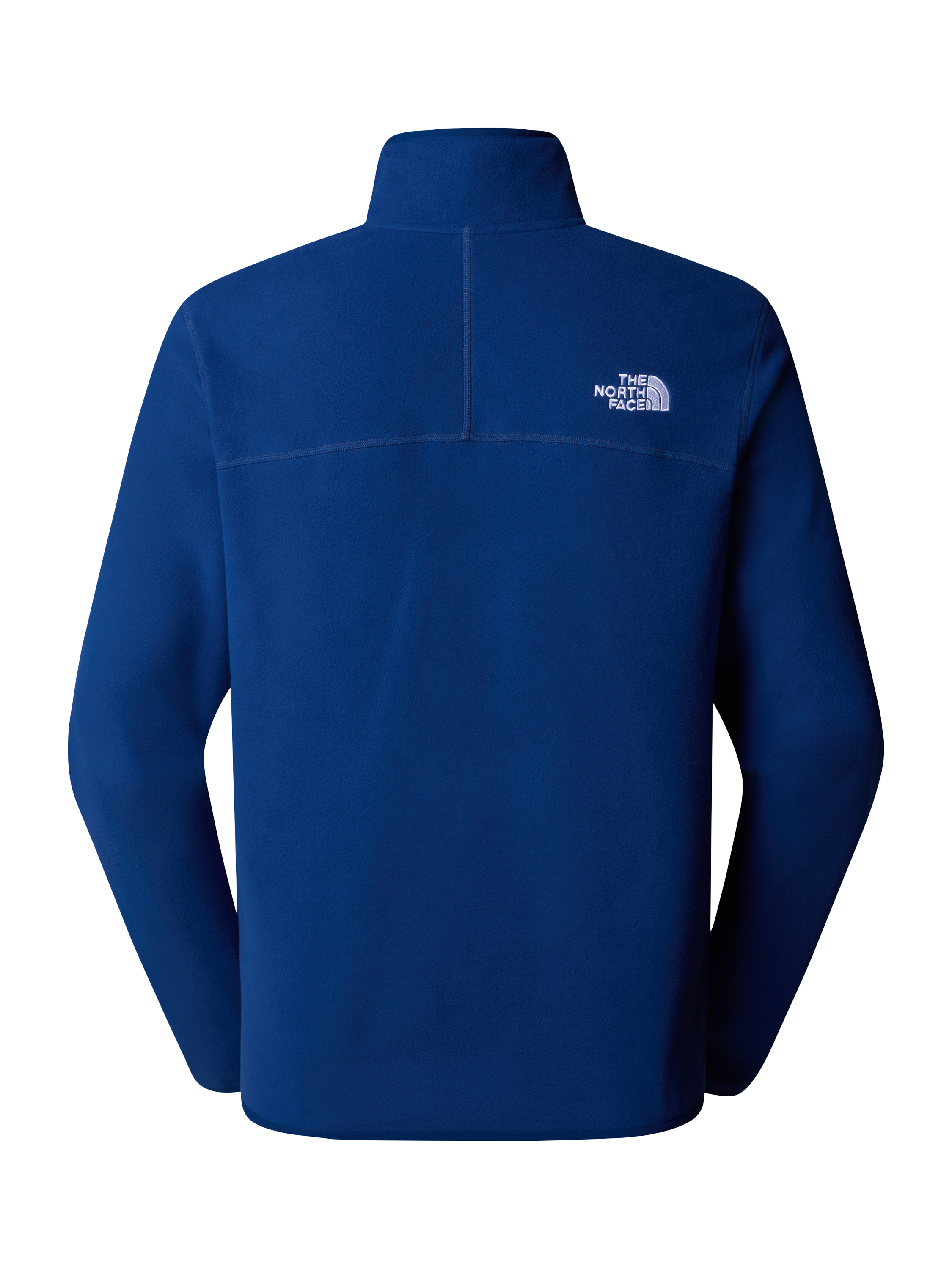 Product image 2 of 2, which shows The North Face Men's 100 Glacier 1/4 Zip Fleece, Estate Blue, S