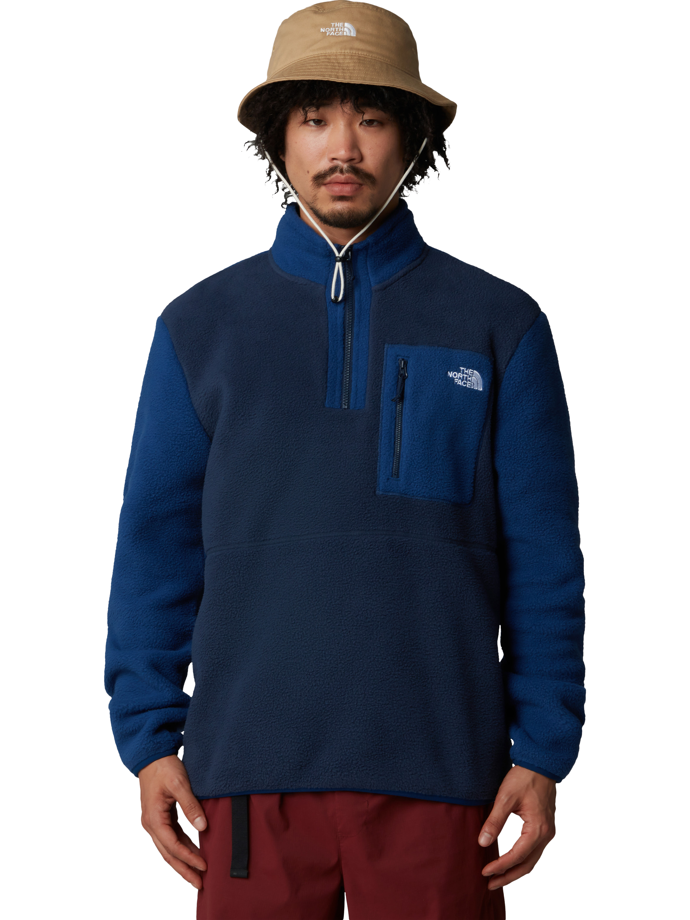 The North Face Men's Yumiori 1/4 Zip Fleece Jacket, Blue Royal