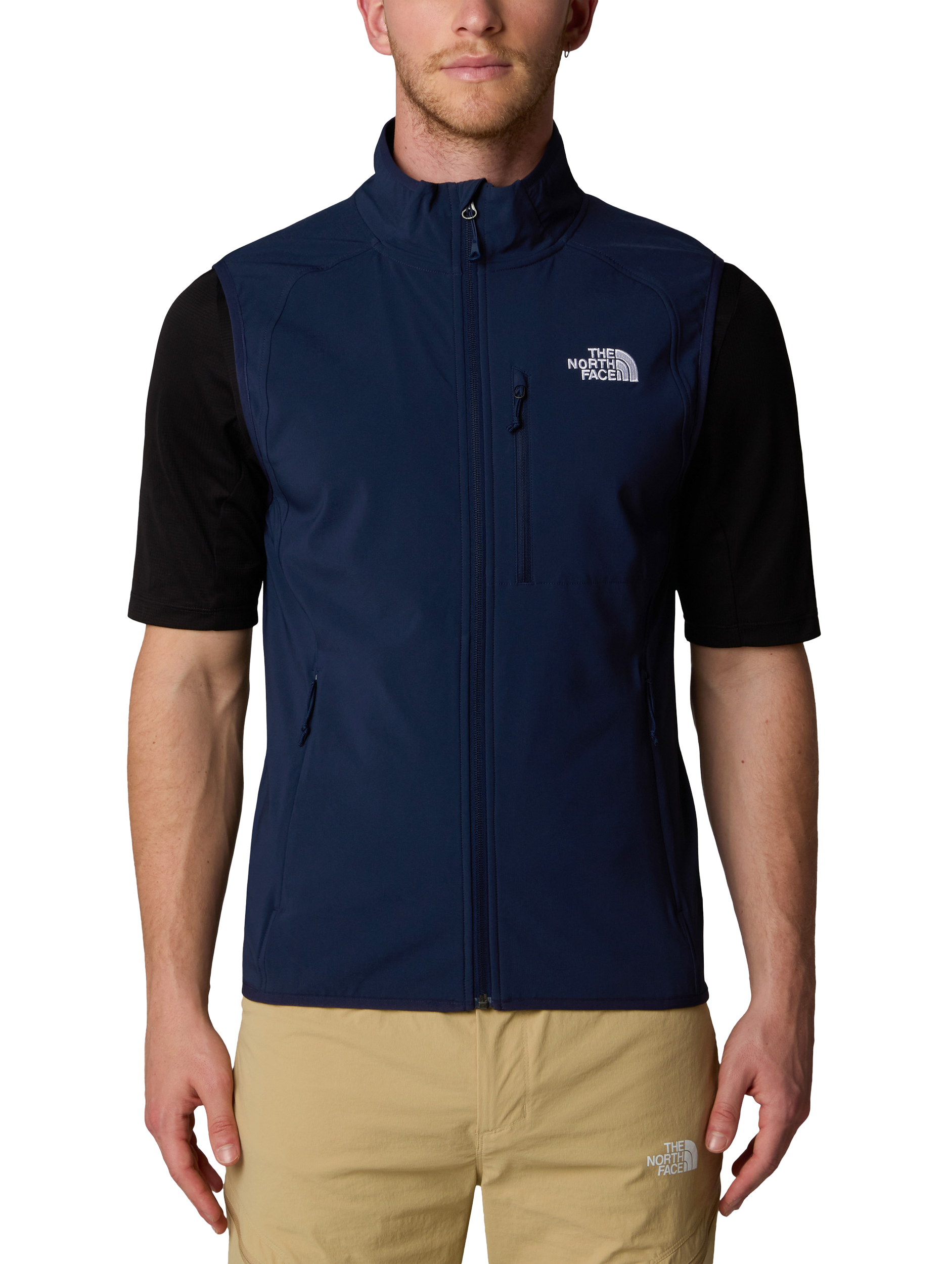 Product image 1 of 6, which shows The North Face Men's Nimble Gilet, Summit Navy, S
