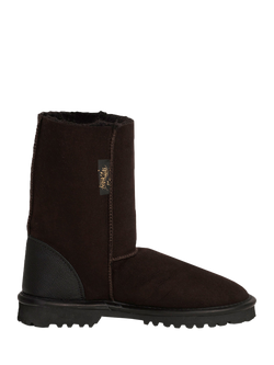 Celtic & Co.Men's  Aqualamb Sheepskin Short Boots, Darkest Brown, Darkest Brown