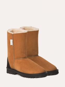 Celtic & Co. Celt Regular Sheepskin Boots, Burnt Honey - view 2, Burnt Honey