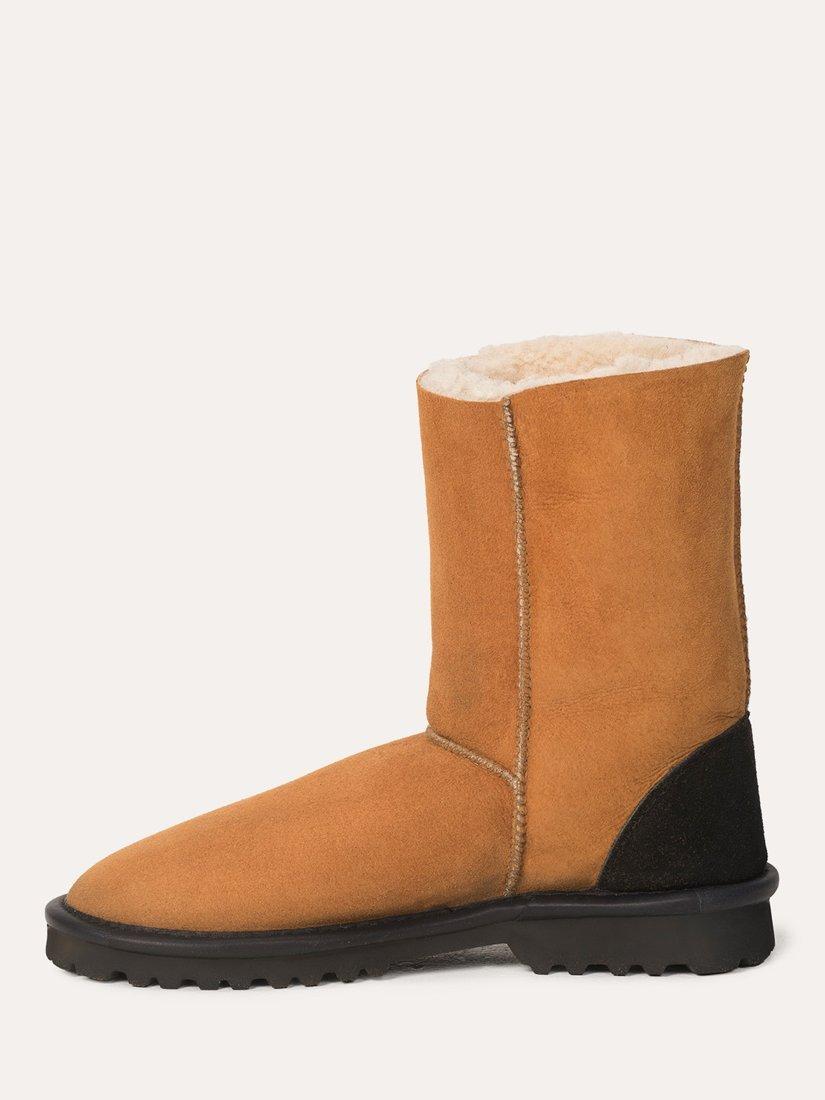 Product image 3 of 4, which shows Celtic & Co. Celt Regular Sheepskin Boots, Burnt Honey, 7