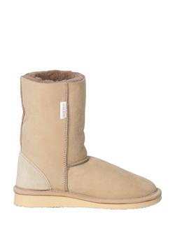 Celtic & Co. Men's Sheepskin Regular House Boots, Oatmeal, Oatmeal