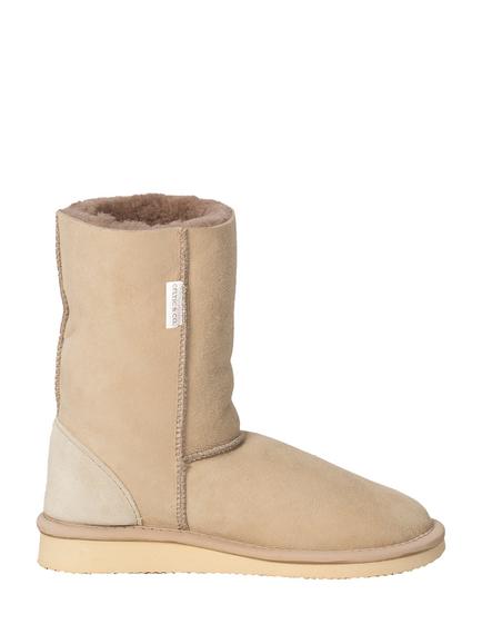 Celtic & Co. Men's Sheepskin Regular House Boots, Oatmeal, Oatmeal