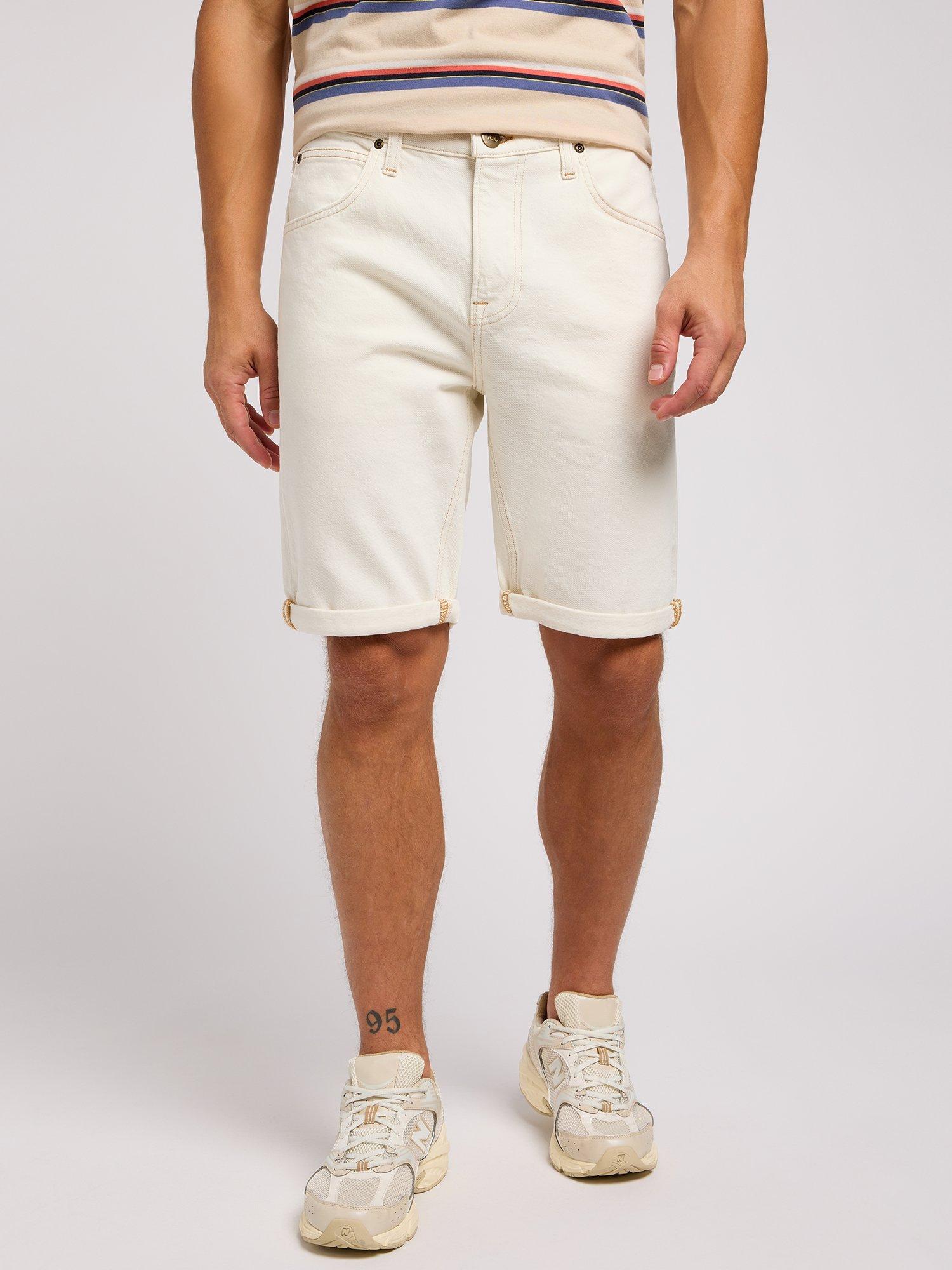 Product image 2 of 6, which shows Lee Denim 5 Pocket Bermuda Shorts, White, 30R