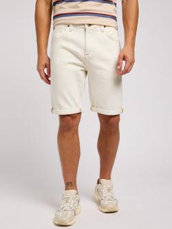 Lee Denim 5 Pocket Bermuda Shorts, White - view 2, White