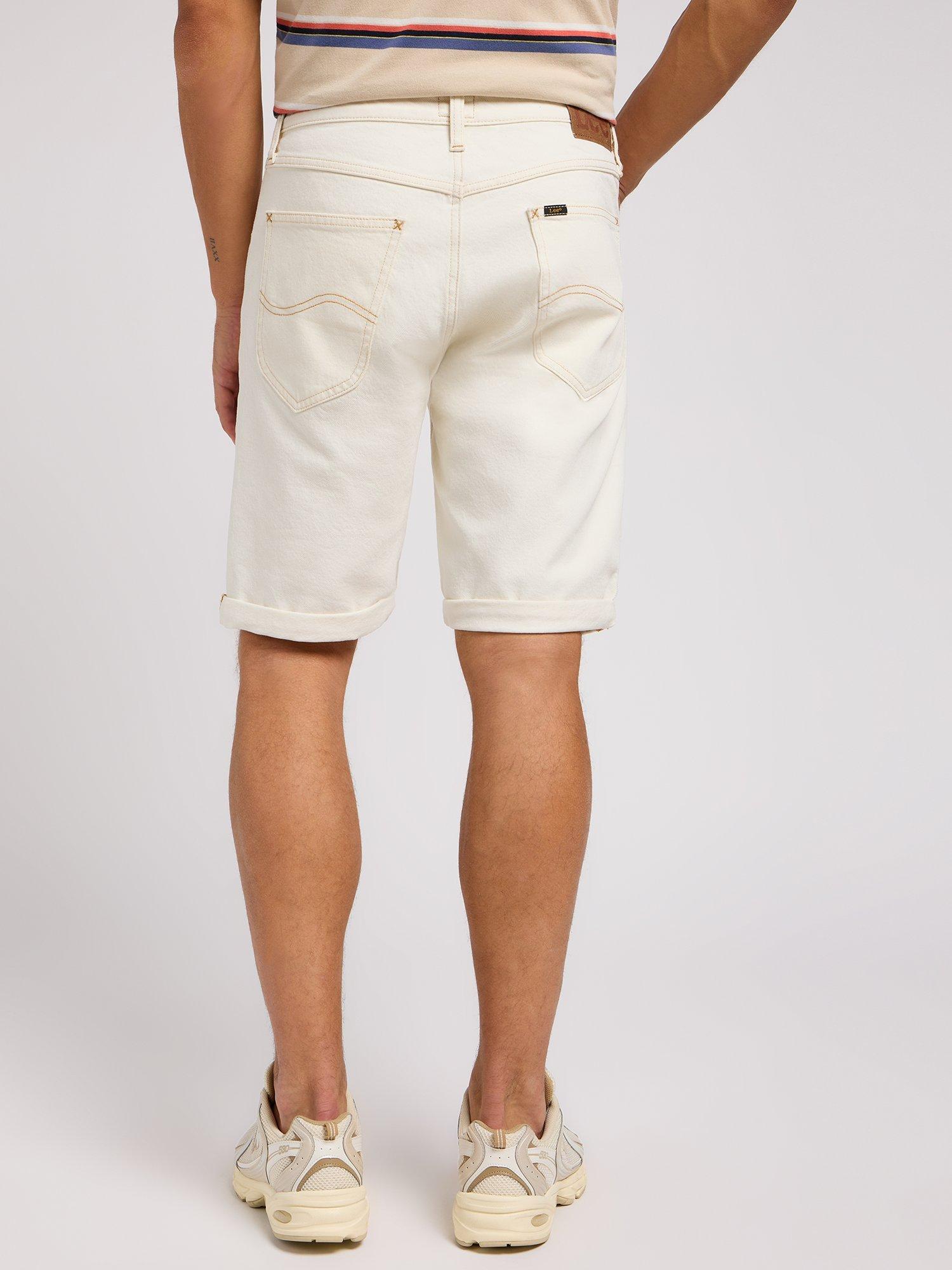 Product image 3 of 6, which shows Lee Denim 5 Pocket Bermuda Shorts, White, 30R