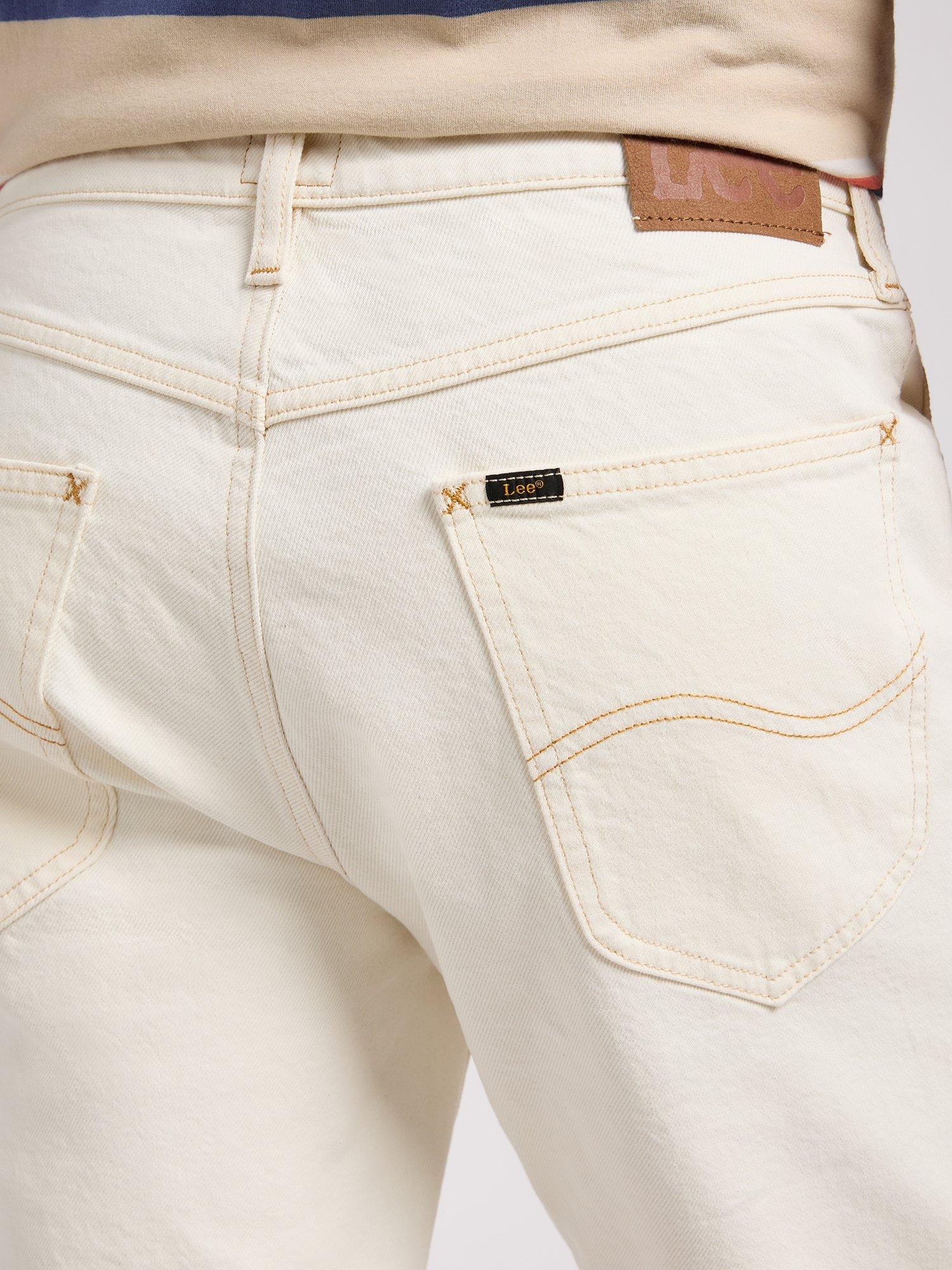 Product image 5 of 6, which shows Lee Denim 5 Pocket Bermuda Shorts, White, 30R