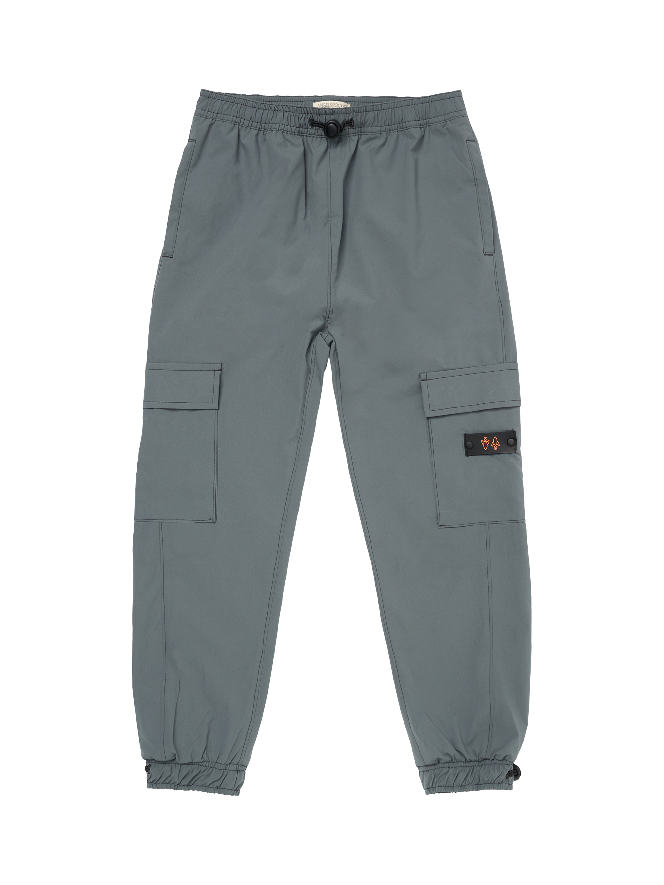 Product image 5 of 7, which shows Angel & Rocket Kids' Finn Technical Cargo Joggers, Green, 3 years