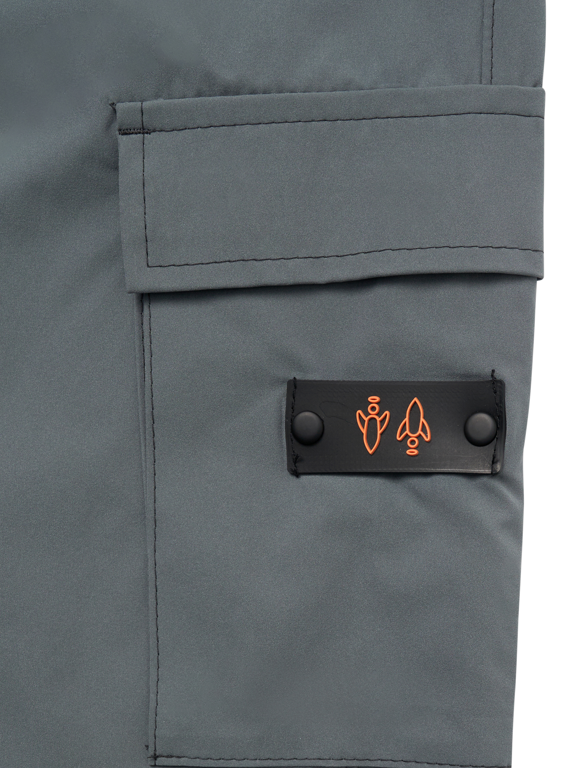 Product image 7 of 7, which shows Angel & Rocket Kids' Finn Technical Cargo Joggers, Green, 3 years