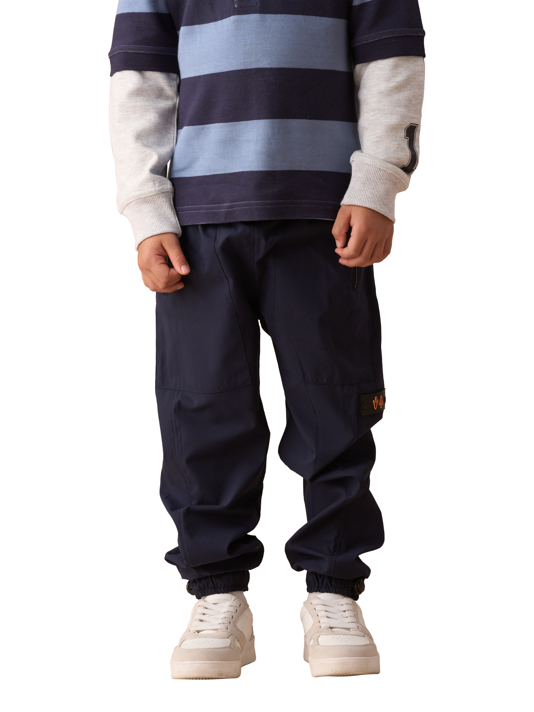 Product image 1 of 6, which shows Angel & Rocket Kids' Sport Joggers, Blue, 3 years