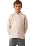 Angel & Rocket Kids' Long Sleeve Polo Top