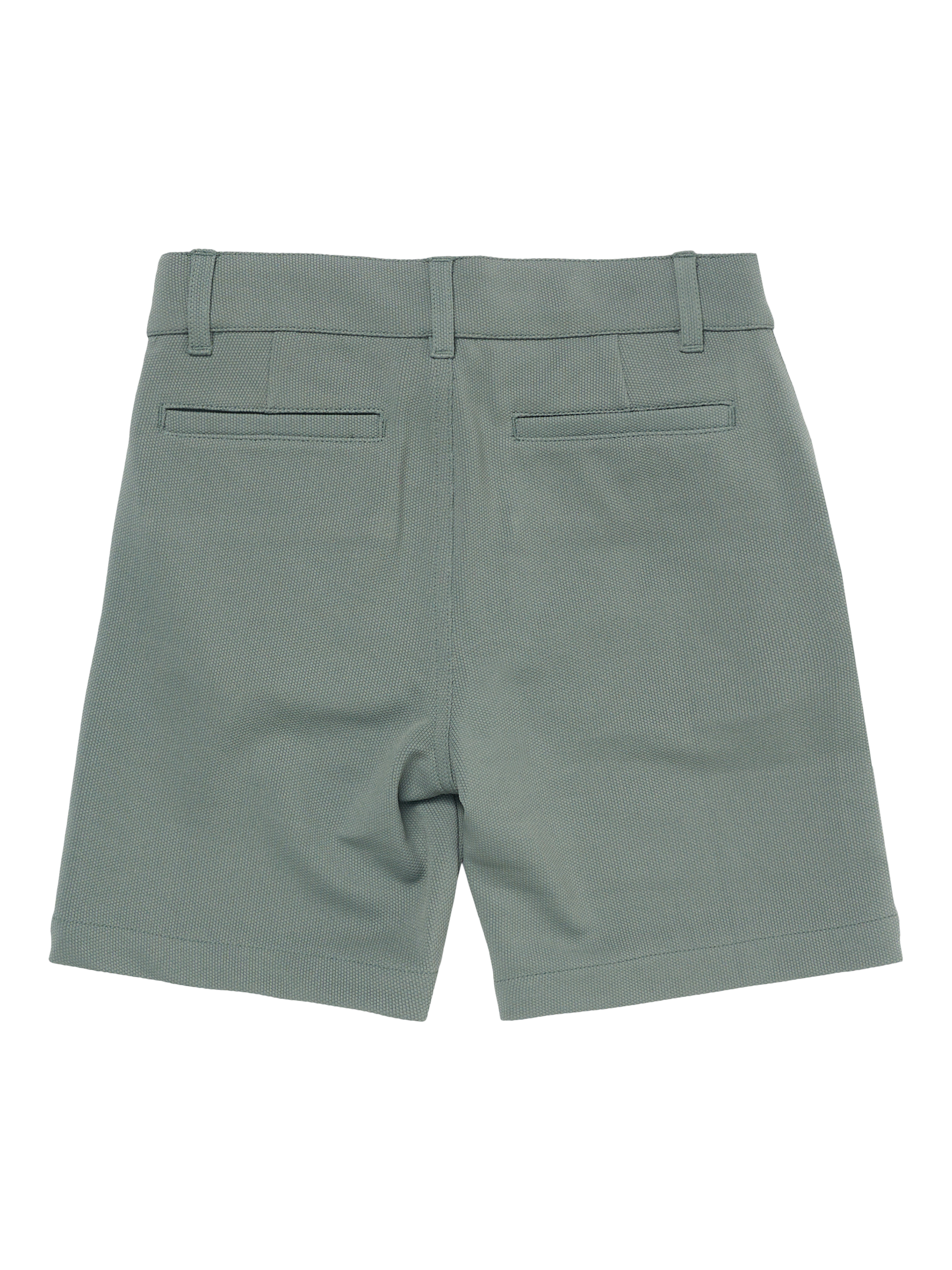 Product image 6 of 7, which shows Angel & Rocket Kids' Smart Textured Shorts, Green, 2 years