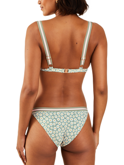 Accessorize Daisy Print Bikini Bottoms, Green/Multi - view 2, Green/Multi