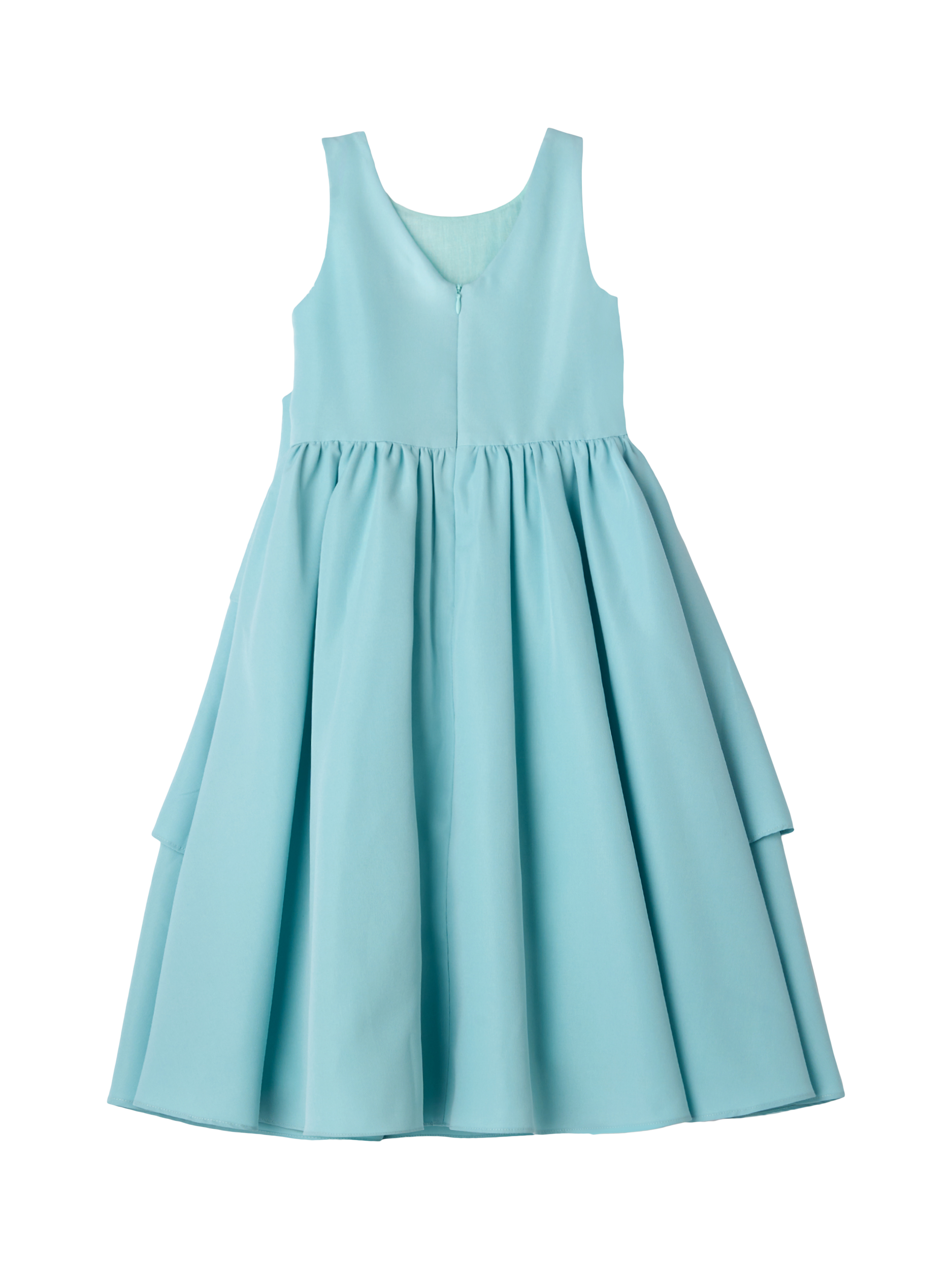 Product image 7 of 8, which shows Angel & Rocket Lourdes Corsage Waist Dress, Green, 4 years